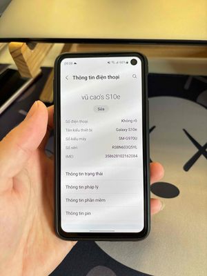samsung s10e bản qt full cn. Mua bán Điện thoại tại Quận 7 Tp Hồ Chí Minh được đăng bởi duy0136