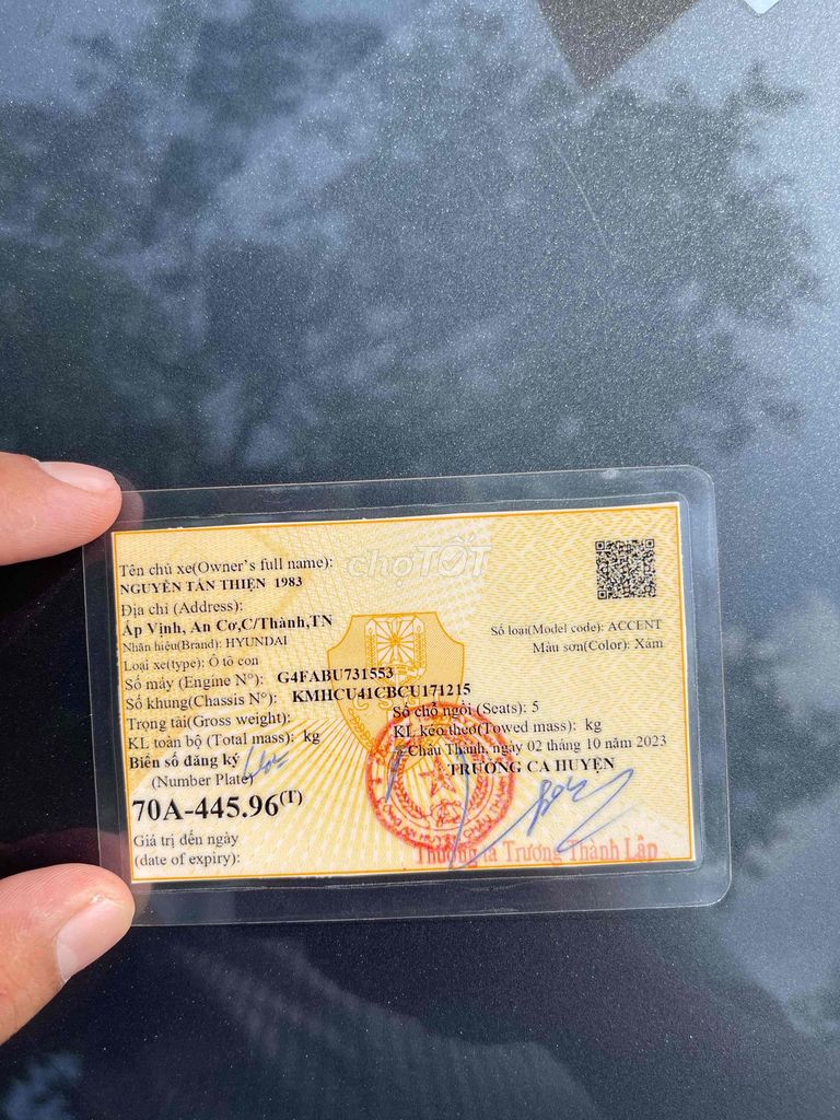 Hyundai Accent 2011 1.4 AT - 100000 km. Mua bán Ô tô tại Huyện Hòa Thành Tây Ninh được đăng bởi TrầnNhậtMinh hình 20