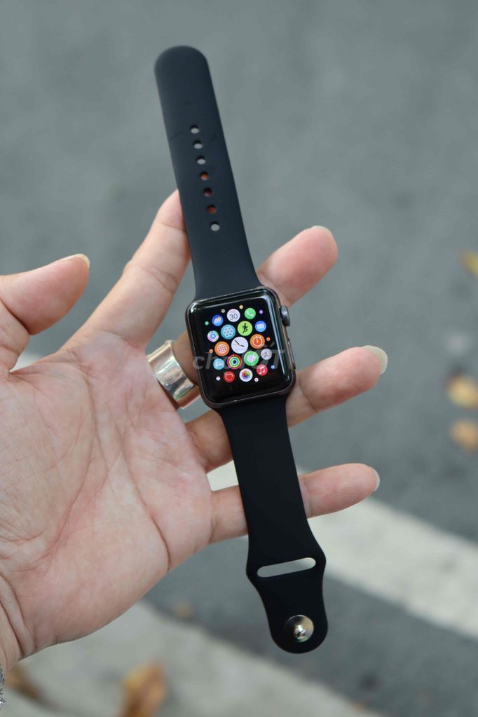 Apple Watch Series 3 38mm Xám. Mua bán Thiết bị đeo thông minh tại Thành phố Long Xuyên An Giang được đăng bởi Băng Apple  chuyên iphone hình 1