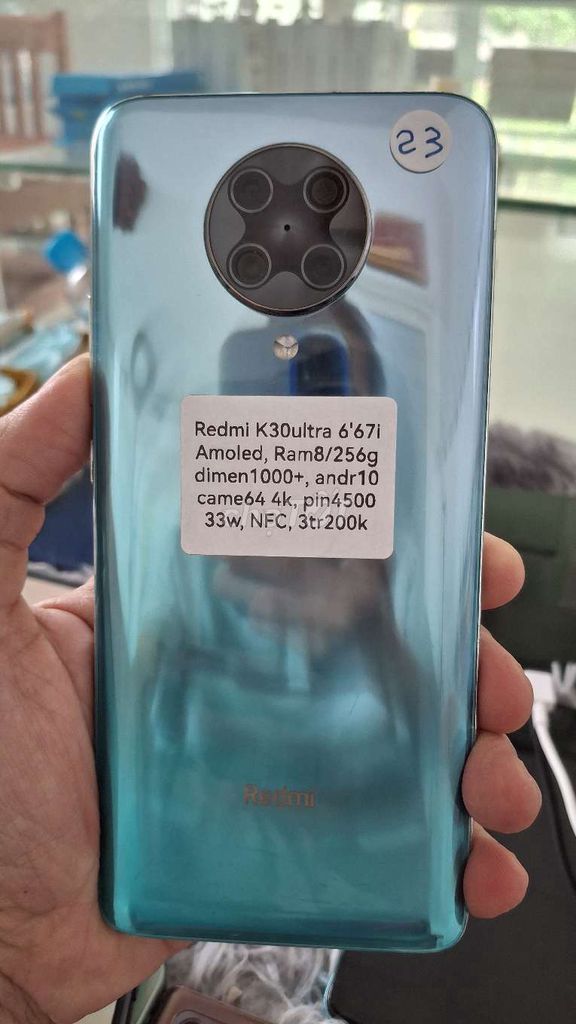 Xiaomi Redmi K30 Ultra 256GB Xanh. Mua bán Điện thoại tại Thành phố Thủ Dầu Một Bình Dương được đăng bởi TTMobileBD hình 1