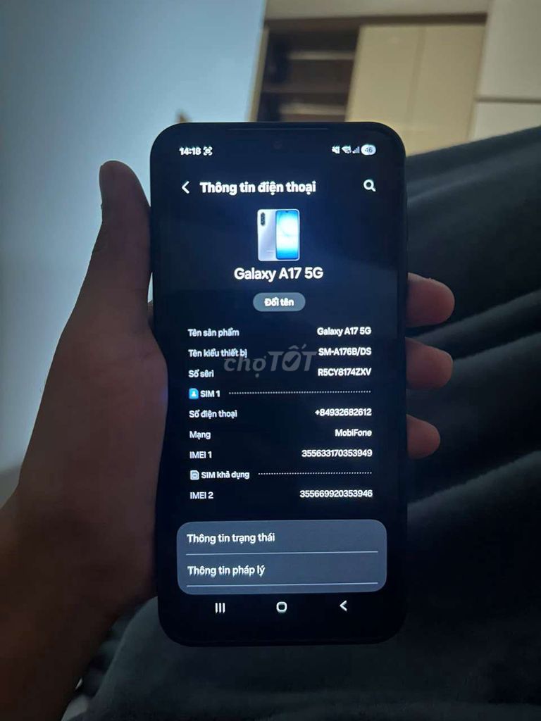 Samsung Galaxy A17 5G 128GB Bạc. Mua bán Điện thoại tại Thành phố Hạ Long Quảng Ninh được đăng bởi Tuấn Anh hình 1