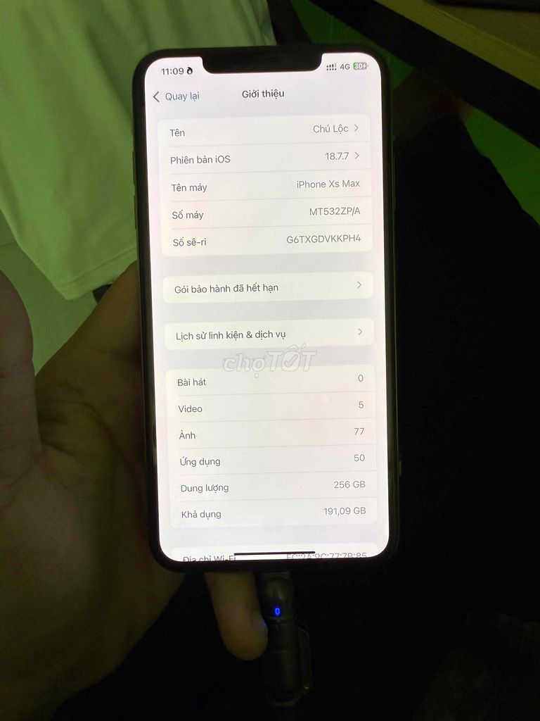 Apple iPhone Xs Max 256GB Vàng ko face. Mua bán Điện thoại tại Thành phố Biên Hòa Đồng Nai được đăng bởi Chú Lộc hình 1