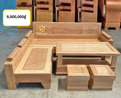 Bộ Salon Gỗ Tự Nhiên Chữ L Sang Trọng Giá Xưởng. Mua bán Bàn ghế tại Quận Bình Thạnh Tp Hồ Chí Minh được đăng bởi Tổng Kho Nội Thất Hải Đăng