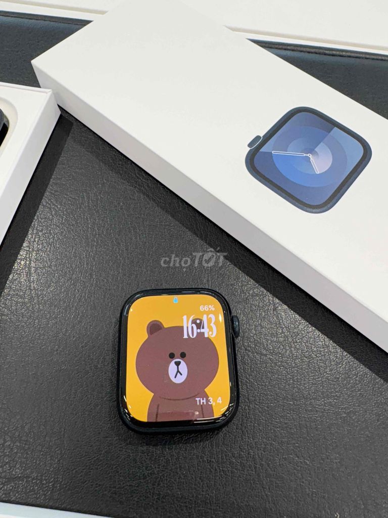 Bán Apple watch series 9 45mm xanh đen  , pin 100%