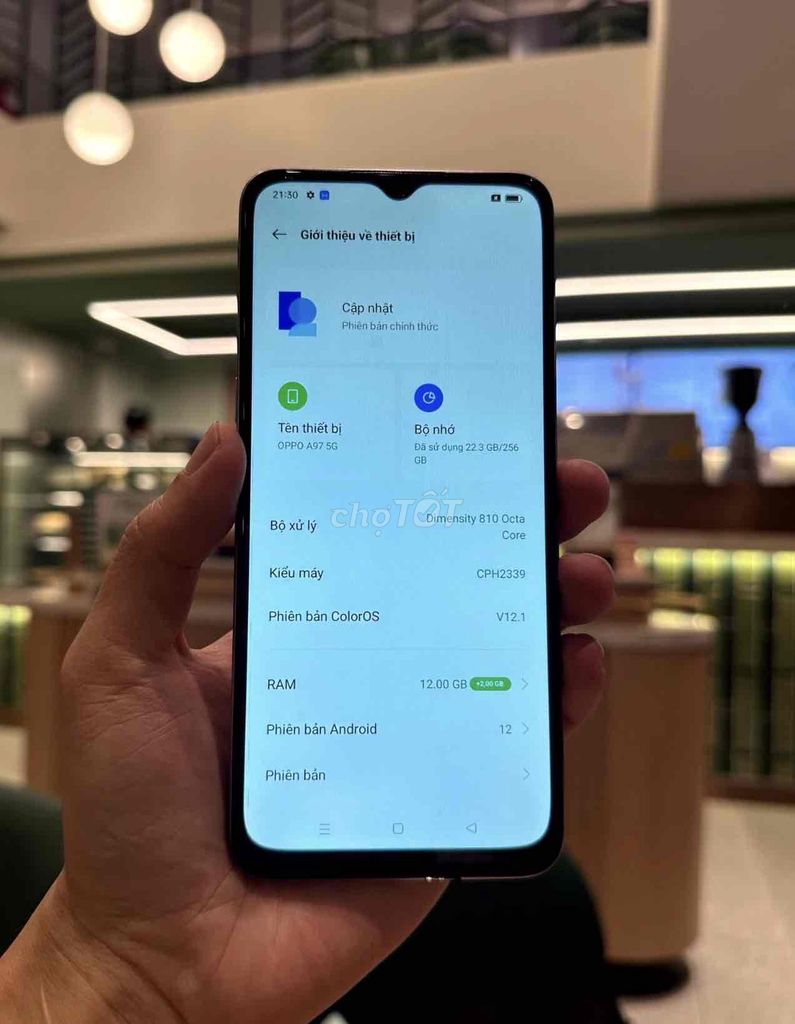 OPPO A97 5G 256GB Trắng. Mua bán Điện thoại tại Huyện Nhà Bè Tp Hồ Chí Minh được đăng bởi Trần Thị Thùy Dương hình 1