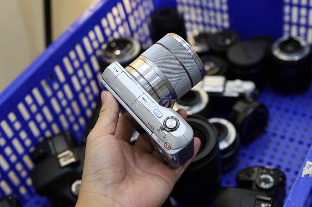 Máy ảnh Sony NEX-3 Bạc. Mua bán Máy ảnh, Máy quay tại Quận Phú Nhuận Tp Hồ Chí Minh được đăng bởi Khánh máy ảnh top 1 hình 1