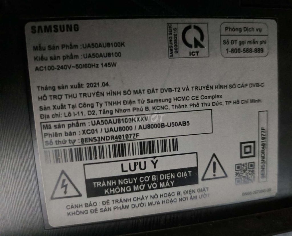 Samsung 50AU8100 - T4/ 2021