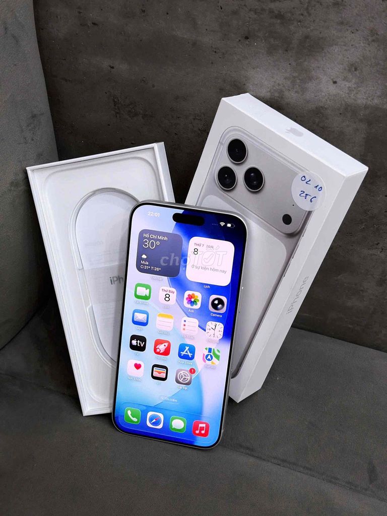 🔥 IPHONE 17 PRO MAX SILVER – KENG ĐẸP 🩶. Mua bán Điện thoại tại Quận Thanh Khê Đà Nẵng được đăng bởi Phạm Hùng hình 1