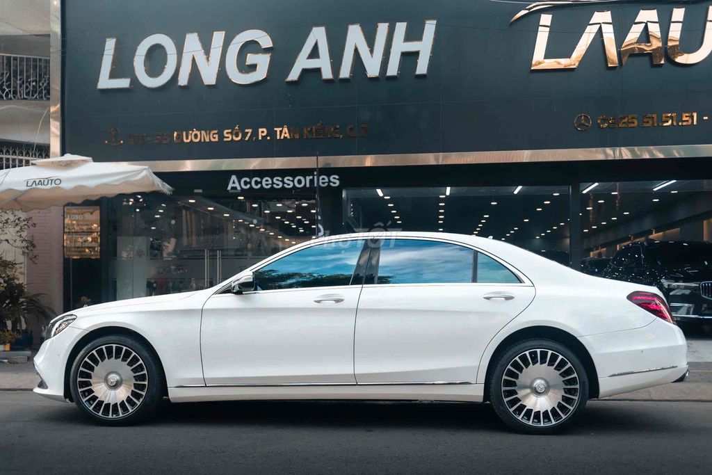 Mercedes S400L Model 2018 - Trắng Kem. Mua bán Ô tô tại Quận 7 Tp Hồ Chí Minh được đăng bởi Thật Nguyễn LongAnh Auto hình 3