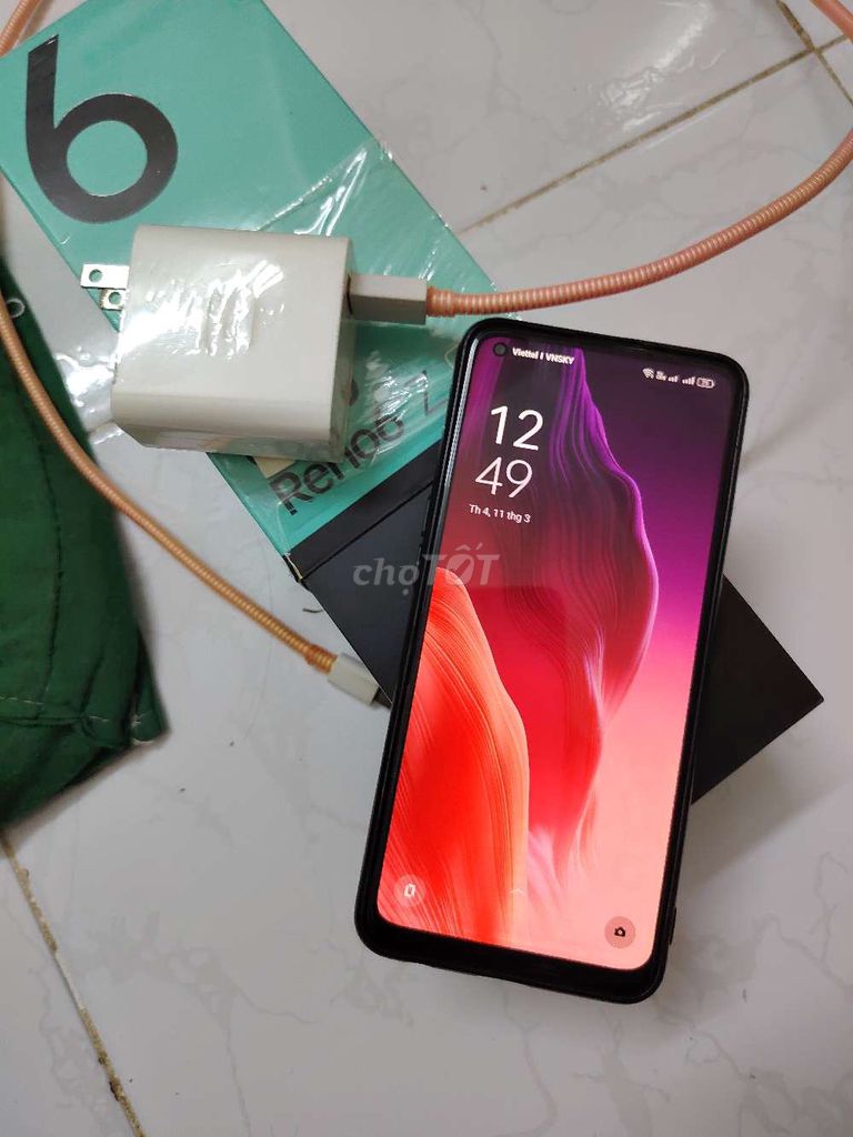Oppo Reno 6Z 5G 128GB Đen Đã sử dụng. Mua bán Điện thoại tại Quận Tân Bình Tp Hồ Chí Minh được đăng bởi khai hình 1