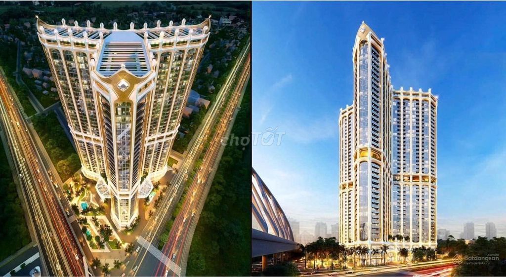 Квартира 2 спальни, 2 санузла в Golden Crown Hai Phong, 70.6м²