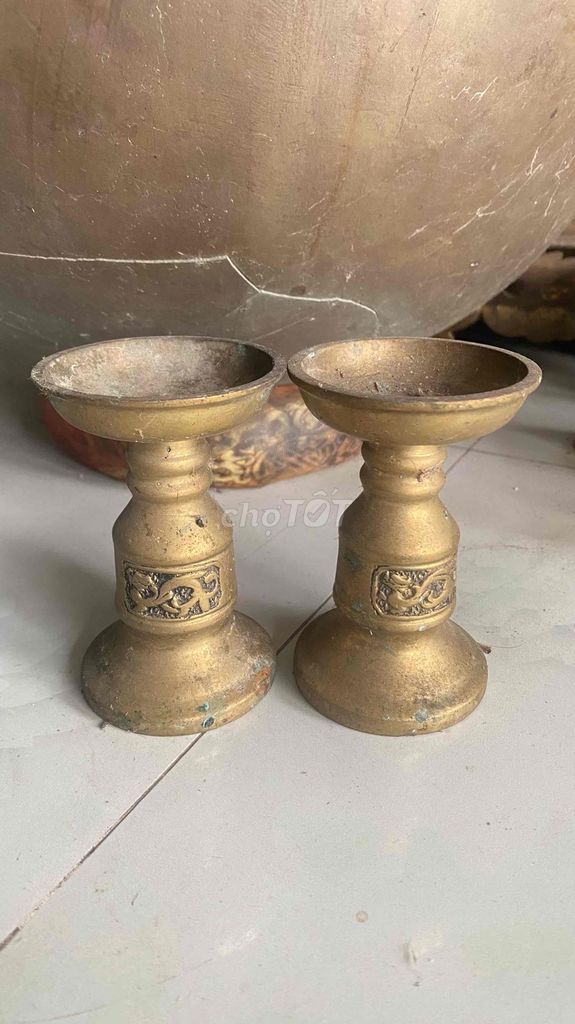Chân đèn Đồng Cổ điển. Mua bán Đèn tại Quận 1 Tp Hồ Chí Minh được đăng bởi TinTin Shop hình 1