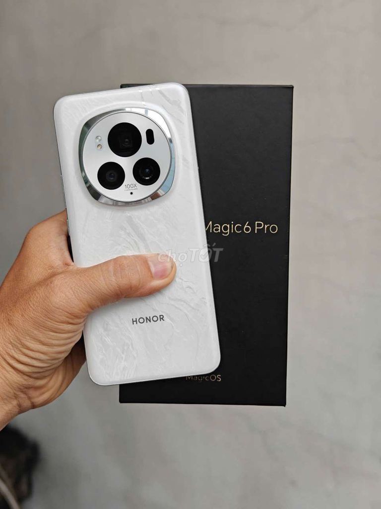 Honor Magic 6 Pro 256GB Trắng. Mua bán Điện thoại tại Quận 5 Tp Hồ Chí Minh được đăng bởi TY  MON MOBILE hình 1