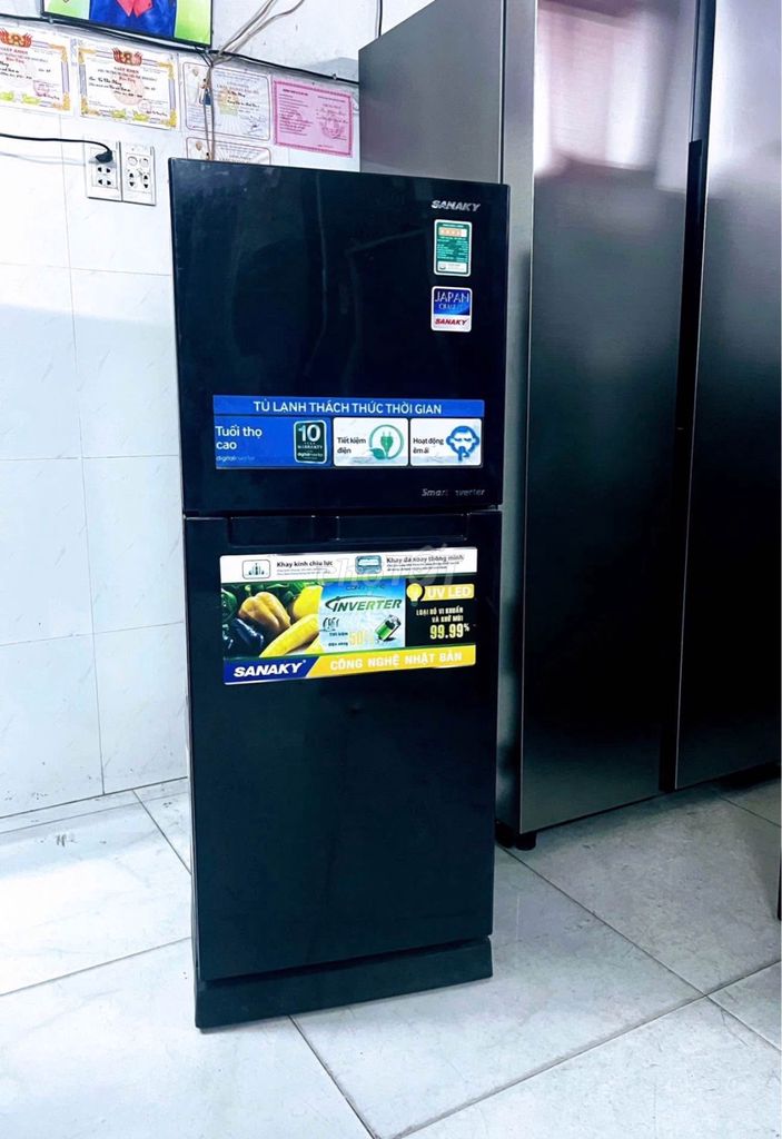 Tủ lạnh SANAKY 150  lít INVERTER. Tiết kiệm điện.. Mua bán Tủ lạnh tại Thành phố Thủ Đức Tp Hồ Chí Minh được đăng bởi ĐIỆN MÁY HÙNG PHƯƠNG hình 1