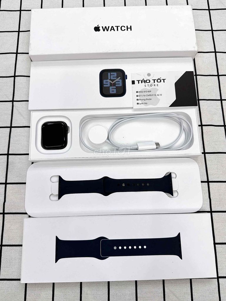 Apple wacth se2 2024 nhôm midnight Fulbox cbh p100