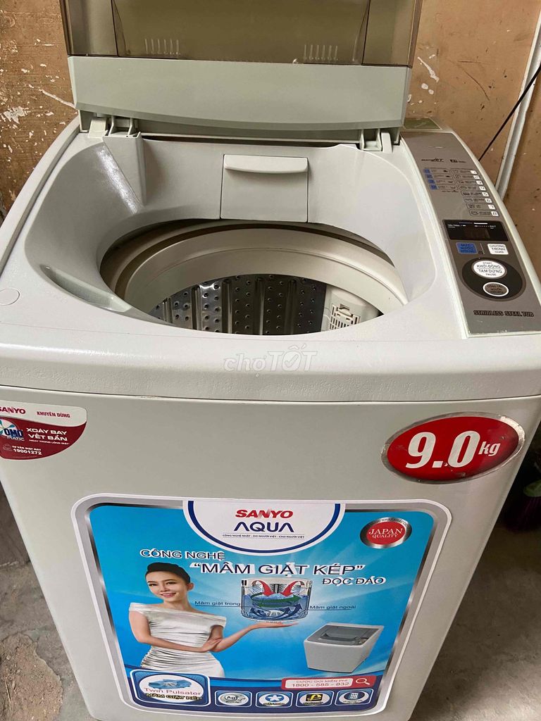 thanh lý máy giặt sanyo aqua 9kg