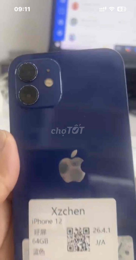 Apple iPhone 12 64GB Đen 95% zin nguyên bản. Mua bán Điện thoại tại Thành phố Thủ Dầu Một Bình Dương được đăng bởi thanh nam hình 1