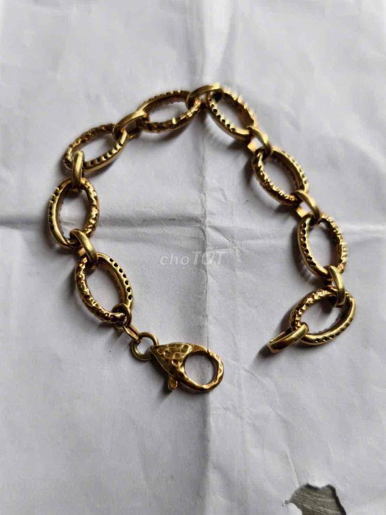 Lắc tay Vàng 5K 20.2 cm lắc đeo vòng tay ngoại độc. Mua bán Phụ kiện thời trang khác tại Quận 10 Tp Hồ Chí Minh được đăng bởi lê mạnh tuân hình 1