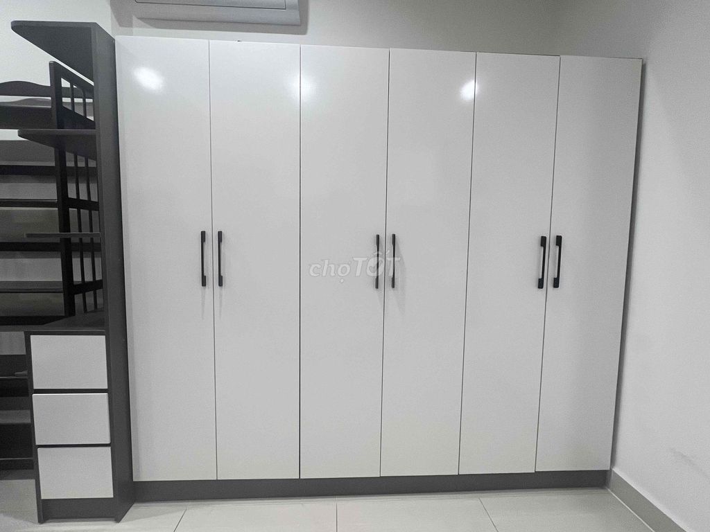 Tủ quần áo gỗ công nghiệp Trắng xám. Mua bán Tủ, kệ gia đình tại Thành phố Thủ Đức Tp Hồ Chí Minh được đăng bởi nhàn hình 1