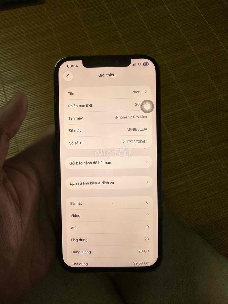 iPhone 12 Pro Max 128GB Xanh. Mua bán Điện thoại tại Huyện Gia Lâm Hà Nội được đăng bởi Dương Nguyễn hình 1
