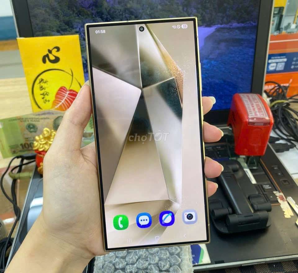 Samsung S24 Ultra 512GB Vàng, BH, Hàn Quốc. Mua bán Điện thoại tại Quận 3 Tp Hồ Chí Minh được đăng bởi Minh phương hình 1