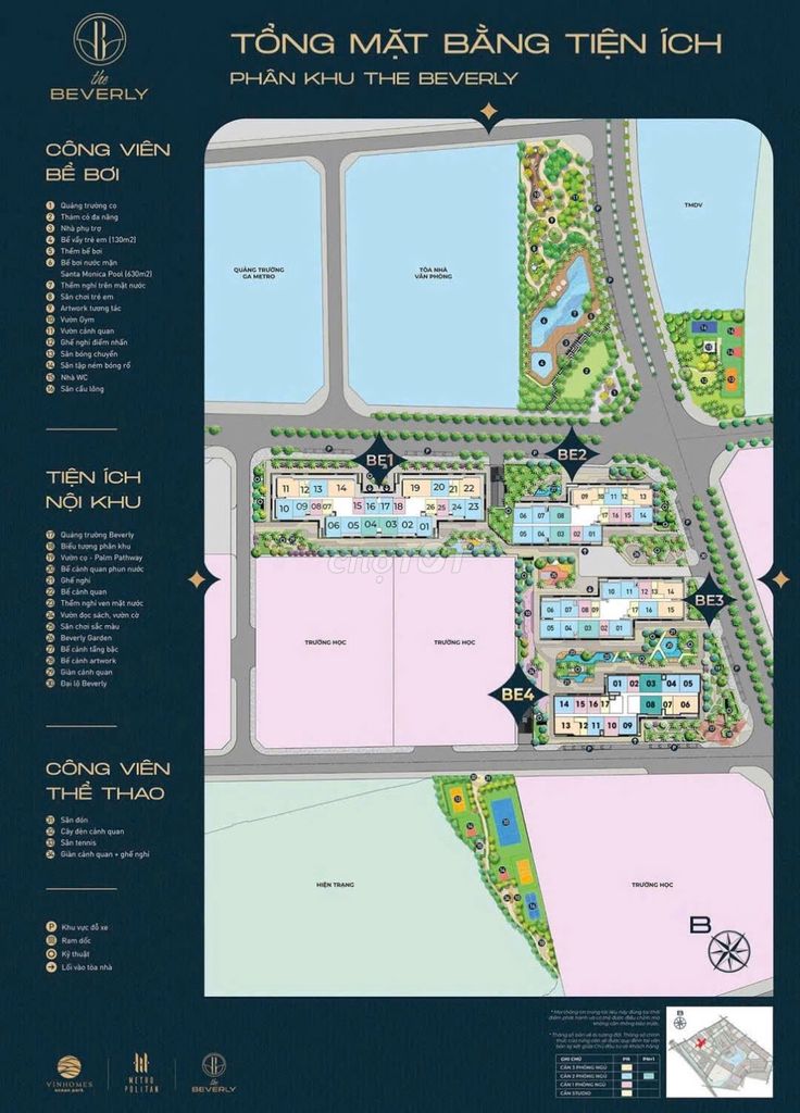 Chính chủ bán CHCC trục số 03 tầng trung toà BE1 - Vinhomes Ocean Park