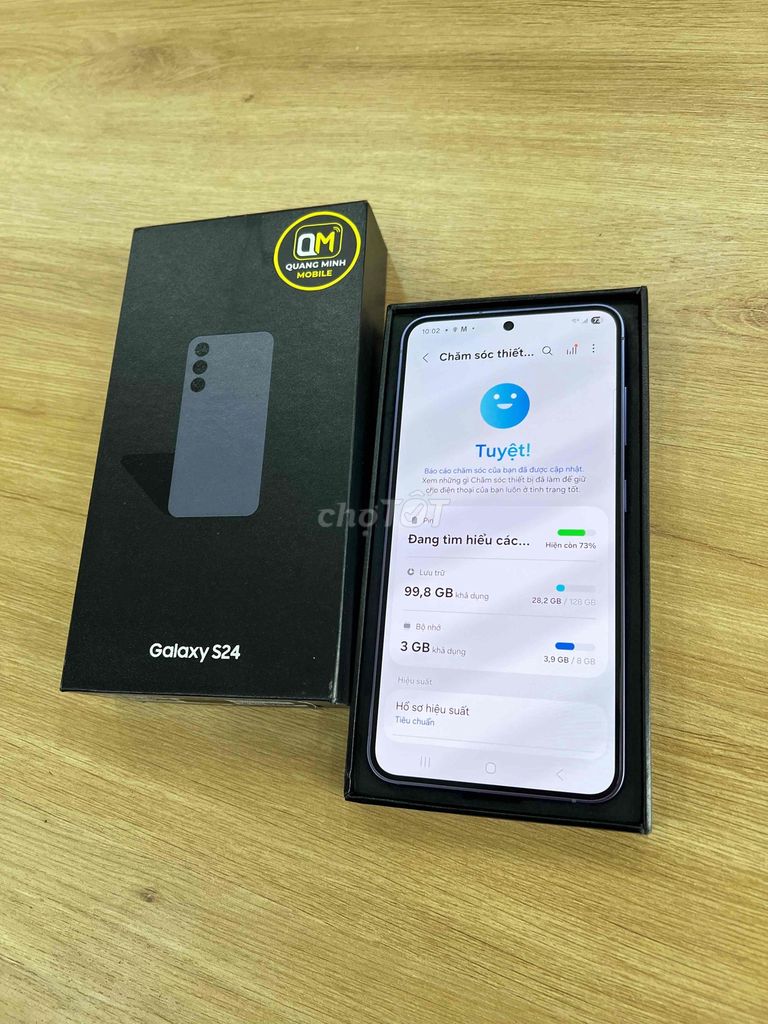 Samsung S24 5G 128GB Xanh Tím 99% đẹp. Mua bán Điện thoại tại Quận Gò Vấp Tp Hồ Chí Minh được đăng bởi Quang Minh Mobile  hình 1