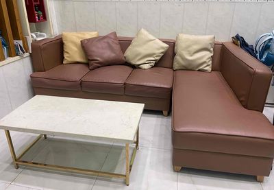 Bộ sofa da phòng khách. Mua bán Bàn ghế tại Thành phố Thủ Dầu Một Bình Dương được đăng bởi Xu