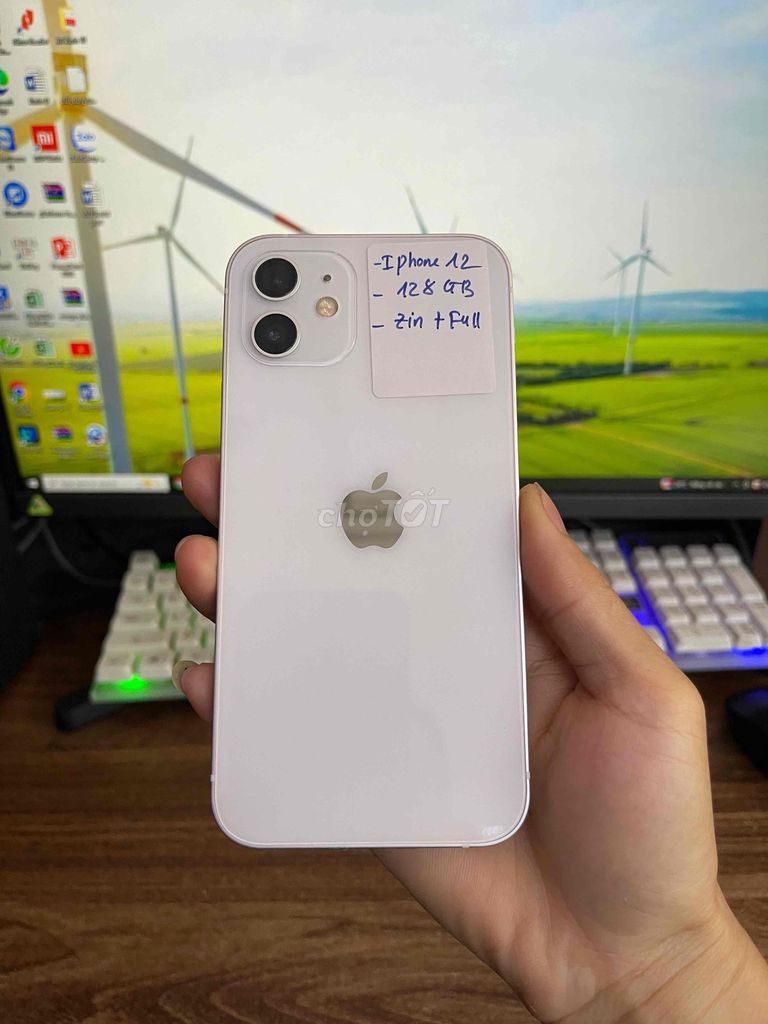 iPhone 12 -128GB Zin All, full chức năng đẹp 99%. Mua bán Điện thoại tại Quận Lê Chân Hải Phòng được đăng bởi Huy Tưởng Mobile hình 1