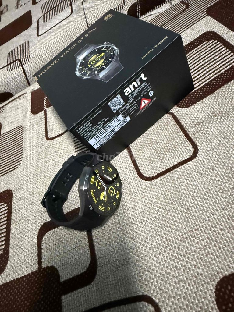 Huawei Watch GT 6 Pro Đen. Mua bán Thiết bị đeo thông minh tại Thành phố Vũng Tàu Bà Rịa - Vũng Tàu được đăng bởi Anh Việt hình 1