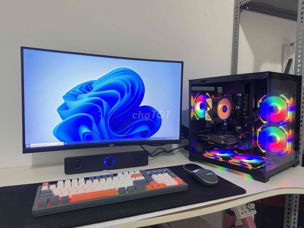 Máy tính để bàn Gaming Đen. Mua bán Máy tính để bàn tại Huyện Bàu Bàng Bình Dương được đăng bởi Hoàng Long hình 1