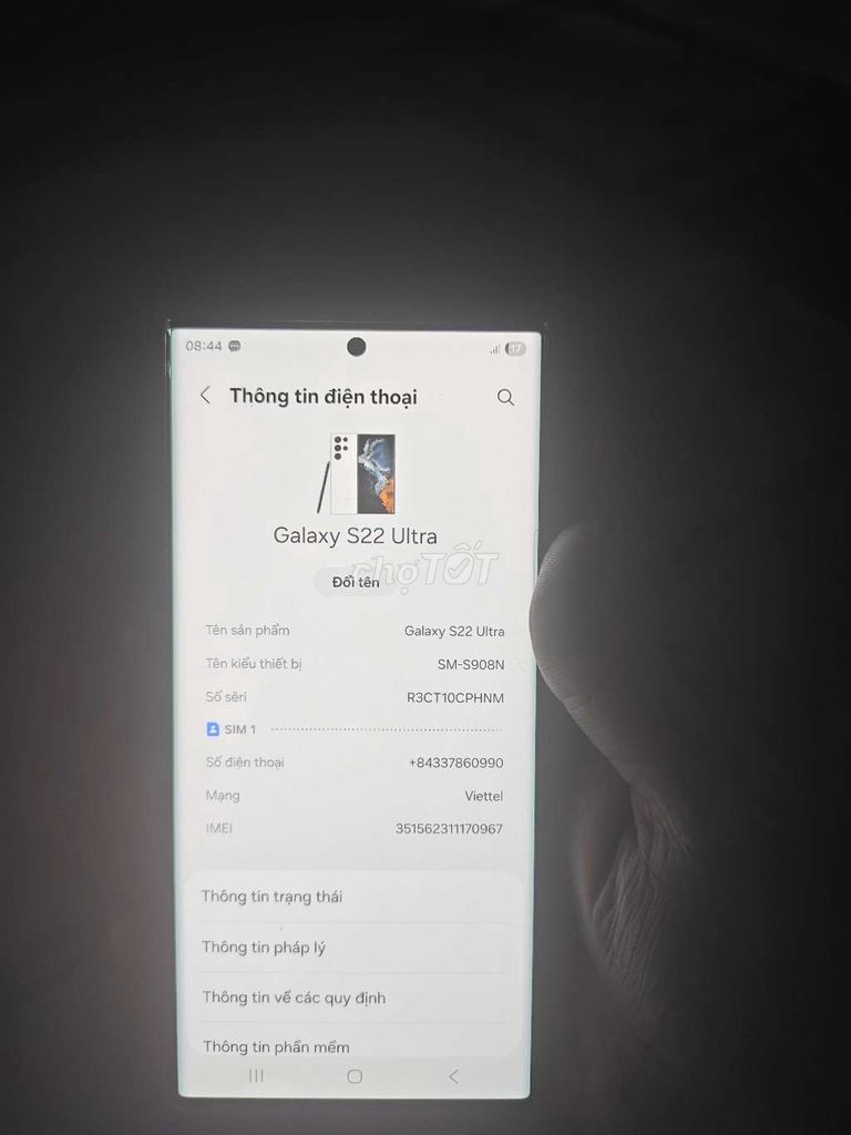  S22 Ultra bán hay giao lưu. Mua bán Điện thoại tại Thành phố Biên Hòa Đồng Nai được đăng bởi hữu tài hình 1
