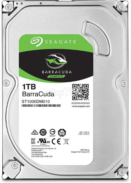 Ổ cứng HDD PC 1TB Seagate Barcuda mới 100%