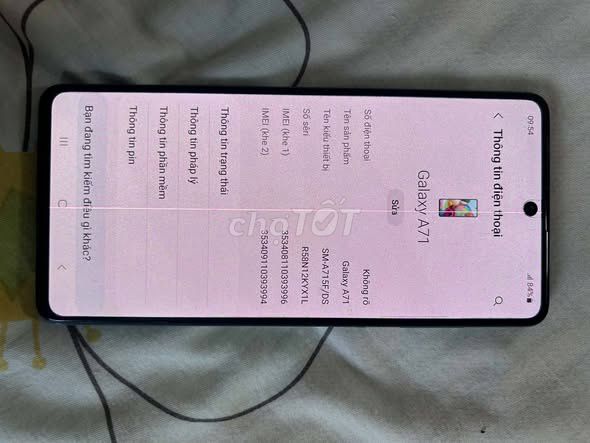 Samsung Galaxy A71 1 sọc. Mua bán Điện thoại tại Quận 1 Tp Hồ Chí Minh được đăng bởi Hội Đồ Điện Tử hình 1