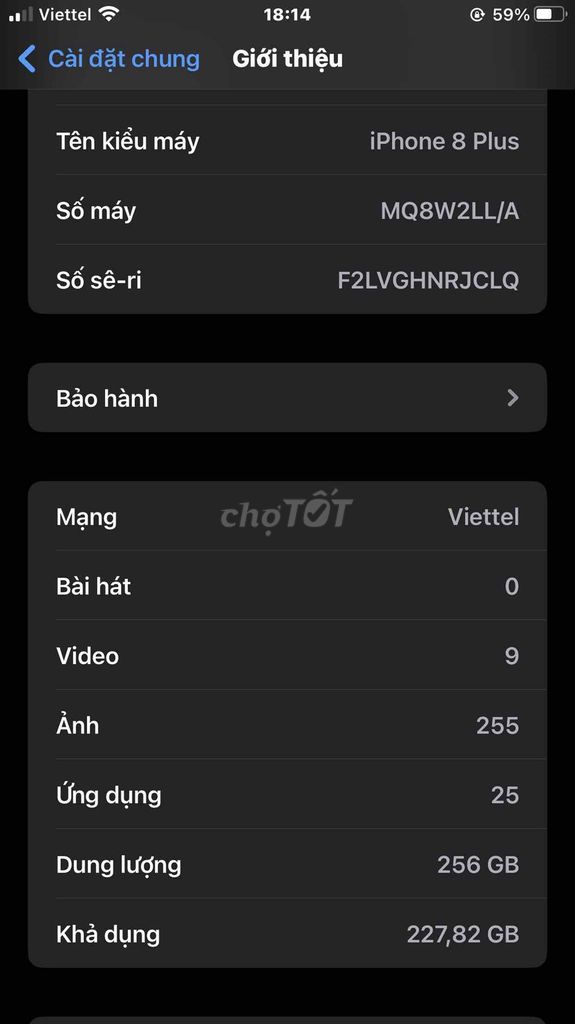 Apple iPhone 8 Plus 256GB Đen (thương lượng). Mua bán Điện thoại tại Quận Hải Châu Đà Nẵng được đăng bởi Minh Hoàng Nguyễn hình 1
