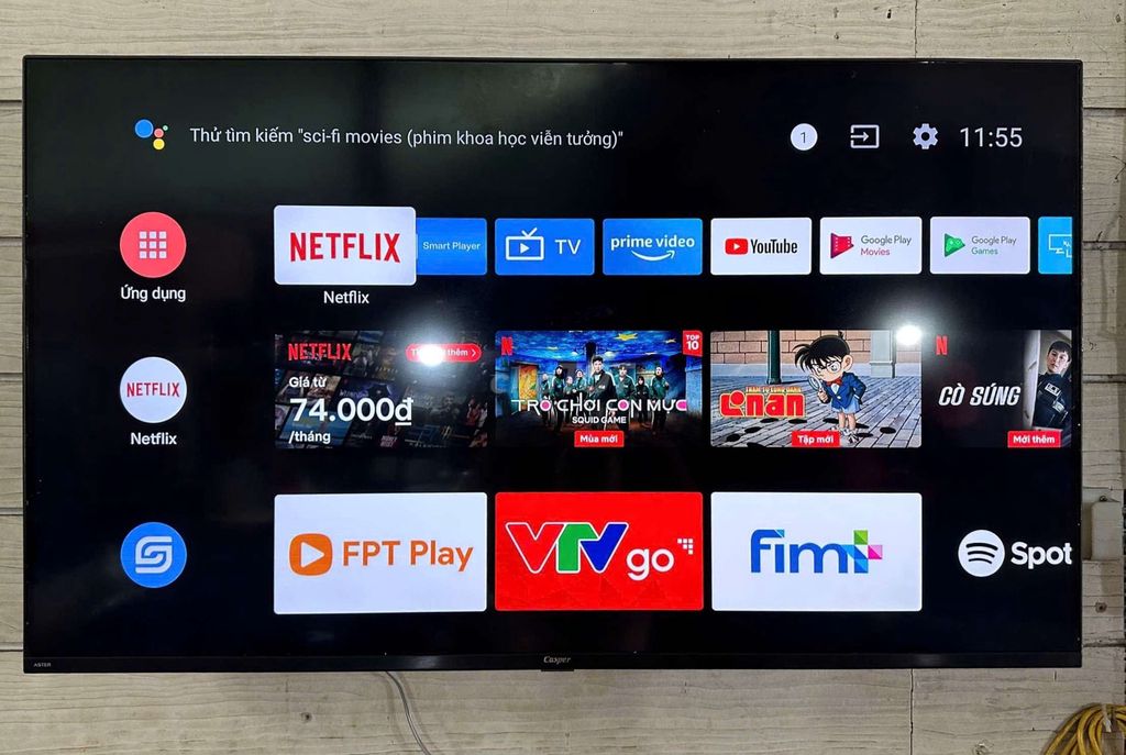 Smart Tivi 50" tràn viền 4K chạy Android đời 2022. Mua bán Tivi, Âm thanh tại Quận 7 Tp Hồ Chí Minh được đăng bởi Hoàng Long Tivi  hình 1