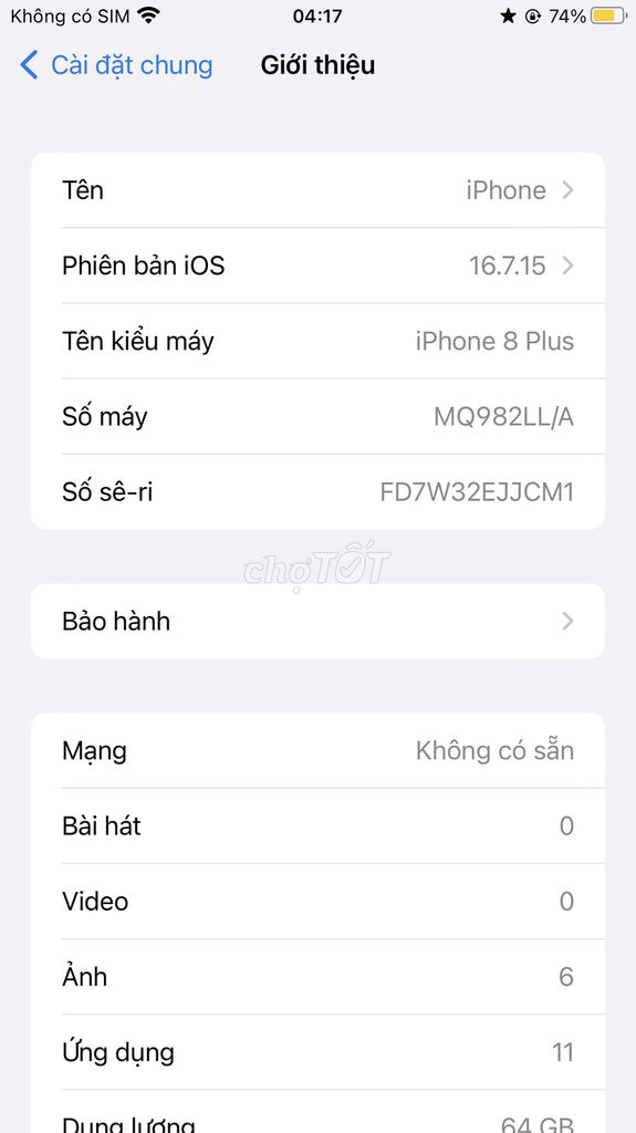 iPhone 8 Plus 64GB Vàng hồng Đã sử dụng. Mua bán Điện thoại tại Quận Phú Nhuận Tp Hồ Chí Minh được đăng bởi Chung Kiến Huy hình 1