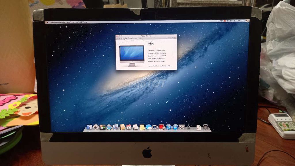 Apple iMac 2013 i5 8GB/121GB Like New. Mua bán Máy tính để bàn tại Huyện Nhà Bè Tp Hồ Chí Minh được đăng bởi nguyên văn năm  hình 1