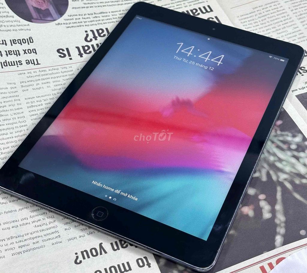 Ipad Air 1 16Gb wifi đẹp bypass zin all Pin 100