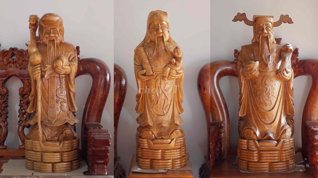 Tượng Phúc Lộc Thọ. Mua bán Nội thất, đồ gia dụng khác tại Thị Xã Buôn Hồ Đắk Lắk được đăng bởi Dương  hình 1