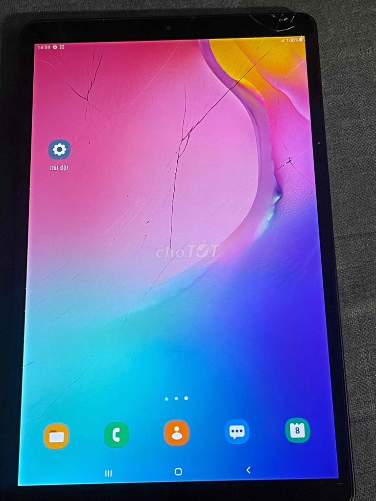 Samsung Galaxy Tab A T515 Đen Nứt kính. Mua bán Máy tính bảng tại Quận 8 Tp Hồ Chí Minh được đăng bởi ngothanhdieungo hình 1