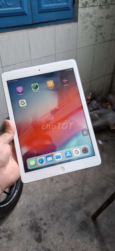 Apple iPad Air 32GB 4G Trắng, Bạc Như mới. Mua bán Máy tính bảng tại Thành phố Thuận An Bình Dương được đăng bởi  rẻ nhất quả đất hình 1