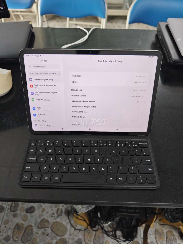 Xiaomi mi pad 6 6g 128g kèm phím máy keng