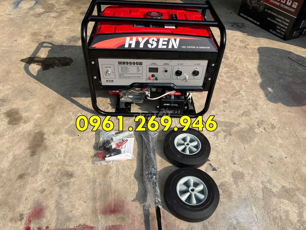 Máy phát điện HYSEN HS9500E chạy xăng 8.3kw. Mua bán Đồ chuyên dụng, Giống nuôi trồng tại Quận Bắc Từ Liêm Hà Nội được đăng bởi Bích Thảo hình 1