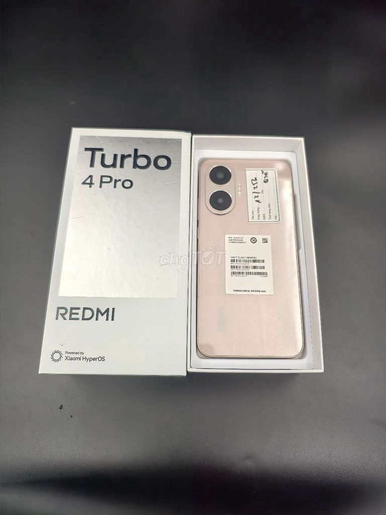 Xiaomi Redmi Turbo 4 Pro rom qtế. Mua bán Điện thoại tại Quận 6 Tp Hồ Chí Minh được đăng bởi Nhất Tín Mobile hình 1