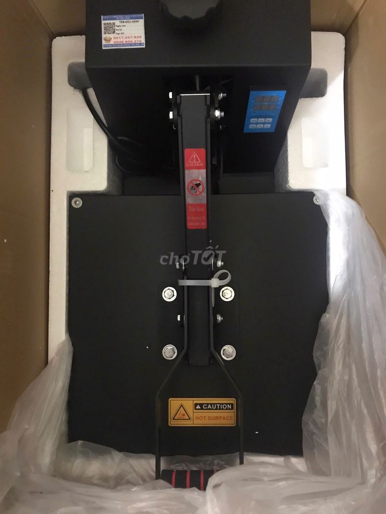 Máy ép áo khổ 38x38 mâm thường. Mua bán Đồ dùng văn phòng tại Quận Cầu Giấy Hà Nội được đăng bởi Siêu thị giá rẻ Trường Tâm hình 1