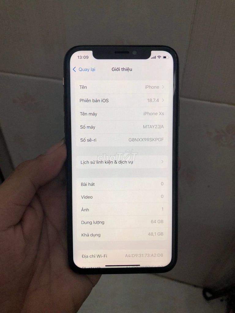 Apple iPhone XS 64GB Vàng đồng Đã sử dụng. Mua bán Điện thoại tại Quận 4 Tp Hồ Chí Minh được đăng bởi Hội Đồ Điện Tử hình 1