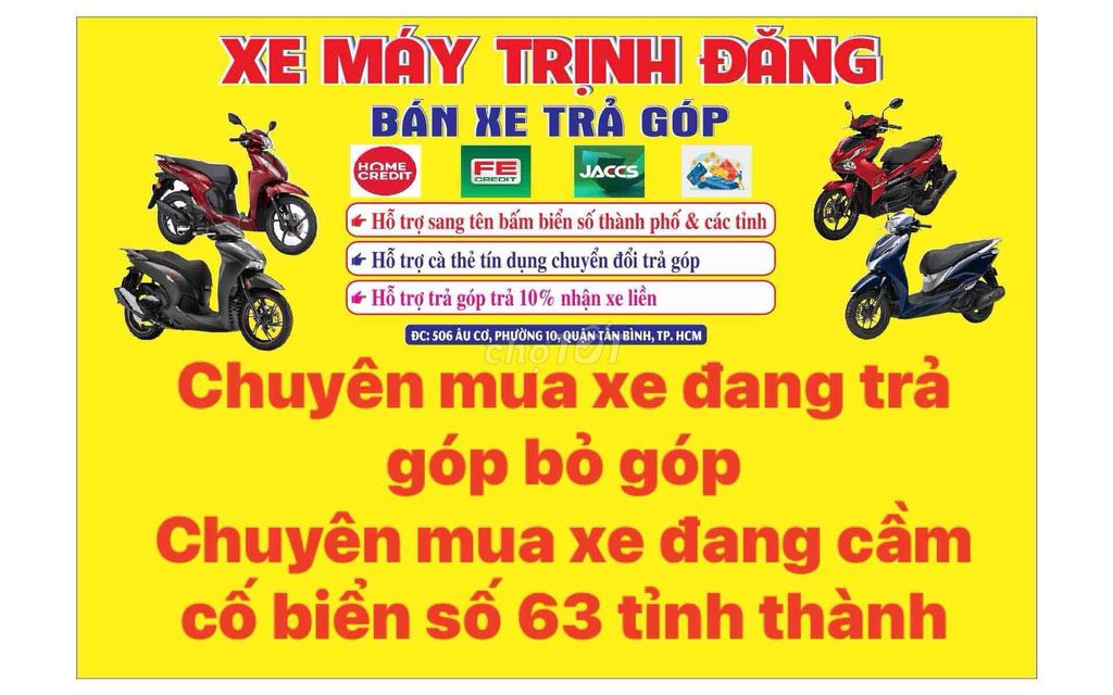 CHUYÊN MUA XE GÓP BỎ GÓP TẠI TPHCM