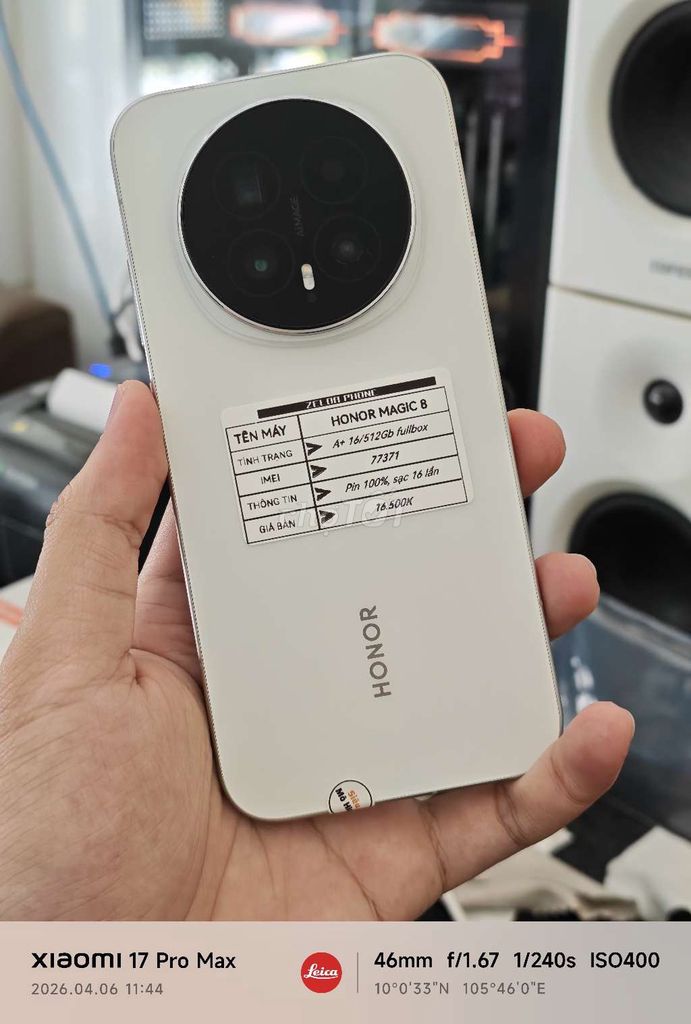 Honor Magic 8 16/512 Sạc 16 lần. Mua bán Điện thoại tại Quận Ninh Kiều Cần Thơ được đăng bởi Zelda Phone hình 1