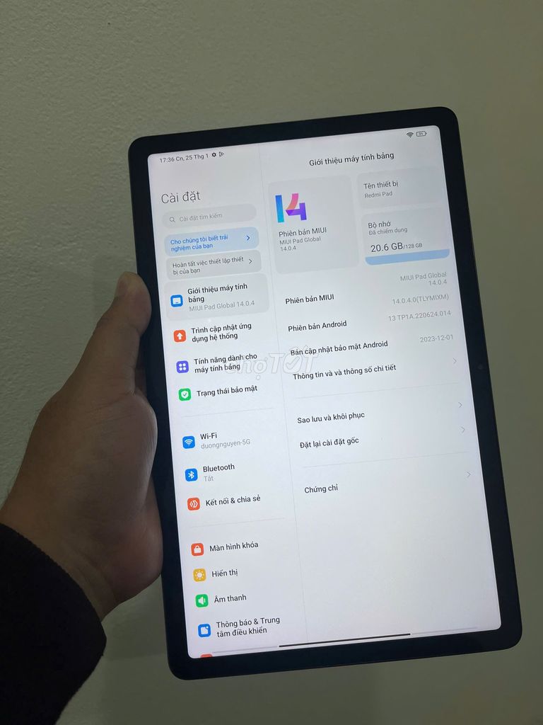 Xiaomi Redmi Pad 2022 6/128Gb (Helio G99 - màn 2K). Mua bán Máy tính bảng tại Quận Thanh Xuân Hà Nội được đăng bởi Dương Nguyễn hình 1